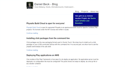 Desktop Screenshot of daniel-beck.org